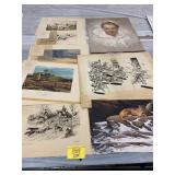 MEDICAL THEMED PRINT, BRAINARD STEEL HORSE PRINT,