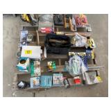 DEWALT DRILL, FOLDING UTILITY LIGHTS, TOOL BAG &