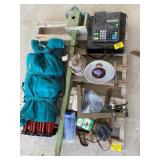ROYAL CASH REGISTER, 3-PERSON FOLDING CHAIR,