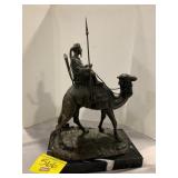 14' TALL BRONZE A LEONARD SIGNED & EUROPEAN