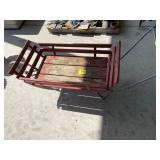 PRIMITIVE WOODEN GARDEN CART