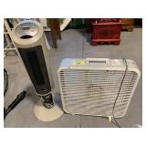 CERAMIC ELEMENT HEATER, BOX FAN