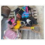 TELESCOPE, LIFE JACKETS, RACKETS, SPORTING