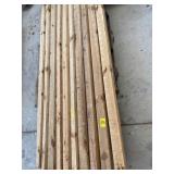 PALLET OF WOODEN POSTS