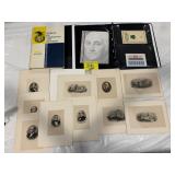 BANK NOTEBOOK BINDER, ANTIQUE CAPITAL BUILDING &