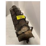 ANTIQUE BUDDY L OUTDOOR RAILROAD OVERSIZE LOG CAR