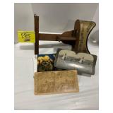 STEREO-VIEWER W/ NATIVE AMERICAN & HOMEMADE CARDS