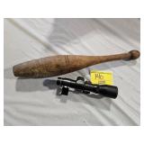 BANTAM SCOPE, WOODEN BOWLING PIN