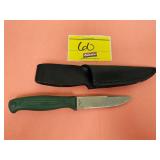 KERSHAW FOWL ETCHED KNIFE WITH 3.5' BLADE AND