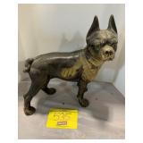 ANTIQUE CAST IRON BOSTON TERRIER DOORSTOP