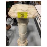 42' TALL MARBLE? STONE HEAVY PEDESTAL STAND