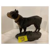 ANTIQUE CAST IRON DOG DOOR-STOP
