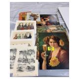 STACK OF LADY PRINTS, MO HISTORICAL SOCIETY