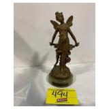 8' TALL LA PRAIRIE AUGUSTE MOREAU FAIRY STATUE