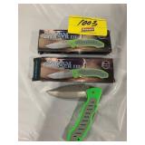 2 FROST CUTLERY STORM CHASER II KNIVES