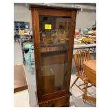 63' TALL WOODEN GUN CABINET