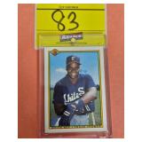 1990 TOPPS, 320, FRANK THOMAS, CHICAGO WHITE SOX,