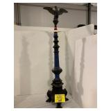 30' TALL CAST IRON EAGLE FIGURE W/ PAINTED WOOD