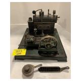 ANTIQUE DC MADE IN GERMANY MARKED STEAM ENGINE