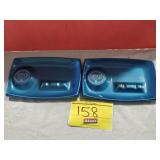 (2) BUSCH BAVARIAN BEER ASHTRAYS