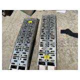 PAIR OF METAL RAMPS