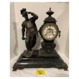 VICTORIAN ANSONIA KNIGHT FIGURAL CLOCK