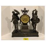 ANSONIA 'COMBATANTS OR ATTILA' MANTLE CLOCK