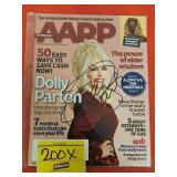 AUTOGRAPHED DOLLY PARTON AARP MAGAZINE WITH