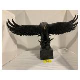 29' LONG X 16' TALL BRONZE? BRASS? EAGLE FIGURE
