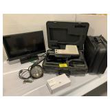 SEIKI TV W/ REMOTE, RCA VIDEO CAMERA W/ CASE &