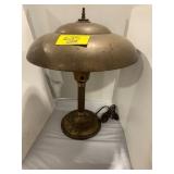 ANTIQUE MCM METAL DOME LAMP