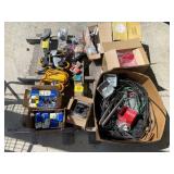 MINIATURE LAMP BULBS, BOX OF ELECTRICAL SUPPLIES,