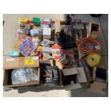 BOTTLE JACK, STRAPS, LED TRAILER LIGHT SET,
