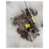 CHAIN W/ BINDER & HOIST