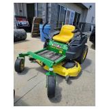 JOHN DEERE 42 EZ TRACK ZERO TURN MOWER WITH 42'