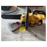 DEWALT CHAINSAW W/ BATTERY, OREGON CHAIN
