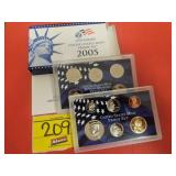 2005-S US MINT PROOF SET IN ORIGINAL GOVERNMENT