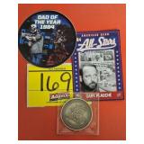 1984 1-TROY OUNCE .999 FINE SILVER, DAD OF THE