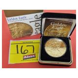 2007 GOLD PLATED EAGLE IN BOX