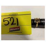 SZ 7 RING MOUNTING STAMPED 10K (UNVERIFIED)