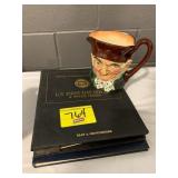 HAND PAINTED JAPAN TOBY MUG, BINDER OF FIRST DAY