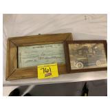1931 AUTOMOBILE LICENSE, ANTIQUE CAR PHOTO