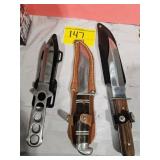 (3) KNIVES