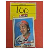 1982 TOPPS HOF JOHNNY BENCH CARD