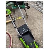 GREENWORKS ELECTRIC CORDED MOWER - SELLER