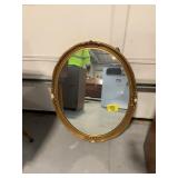 ORNATE GOLD WOOD FRAMED MIRROR