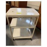 METAL 3-TIER ROLLING CART