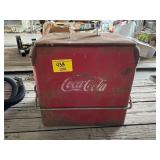 ANTIQUE COCA COLA COOLER - SOME RUSTING