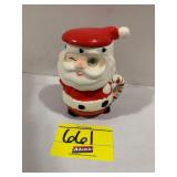 WINKING EYE SANTA CREAMER & SUGAR