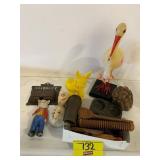 JELLO MOLDS, ROSBRO EASTER RABBIT, MATCH SAFE,